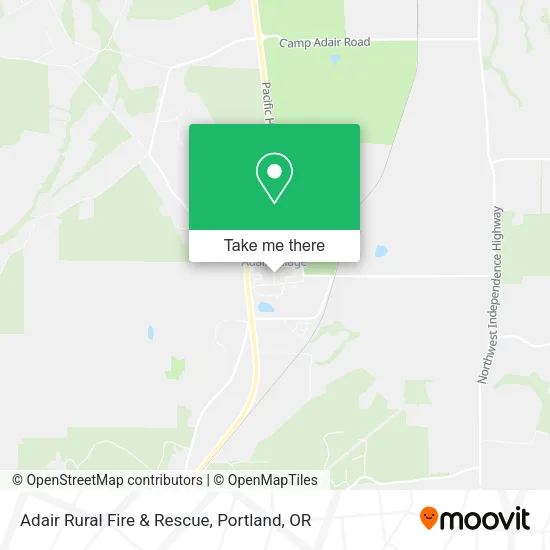 Mapa de Adair Rural Fire & Rescue