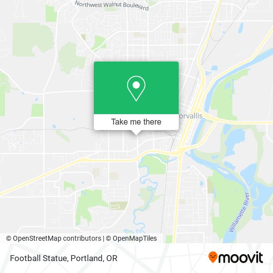 Football Statue map