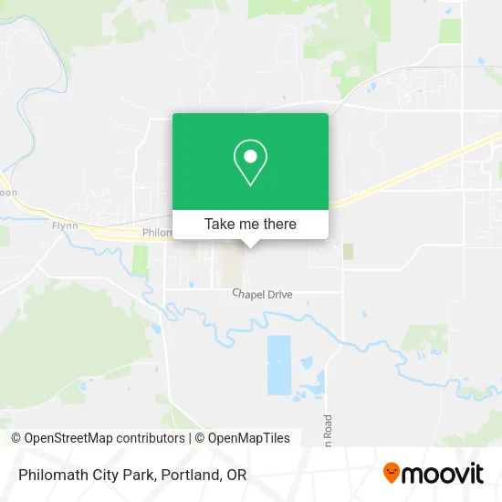 Philomath City Park map
