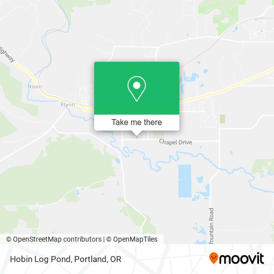 Mapa de Hobin Log Pond