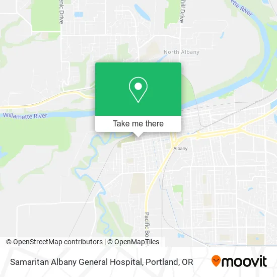 Samaritan Albany General Hospital map