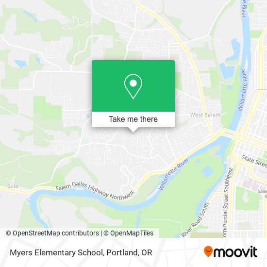 Myers Elementary School map