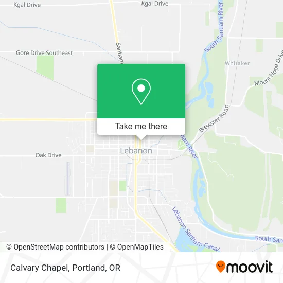 Calvary Chapel map