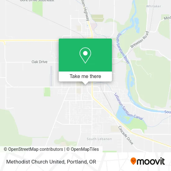 Mapa de Methodist Church United