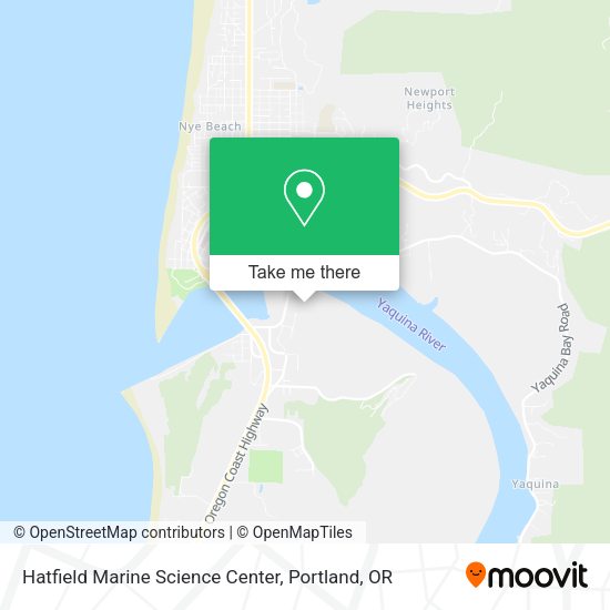Mapa de Hatfield Marine Science Center
