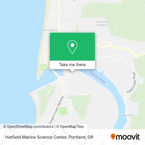 Hatfield Marine Science Center map