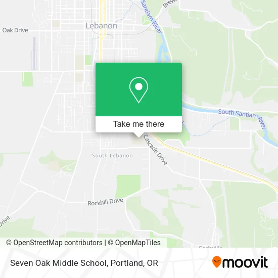 Seven Oak Middle School map