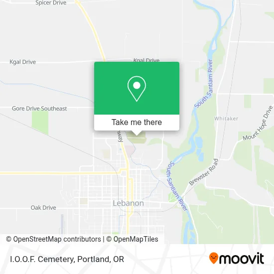 I.O.O.F. Cemetery map