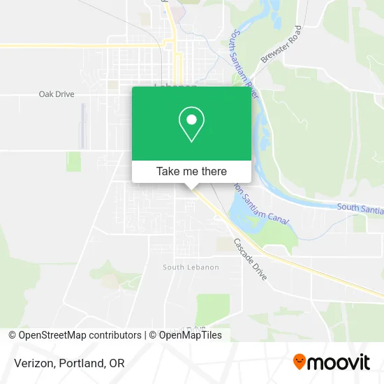 Mapa de Verizon