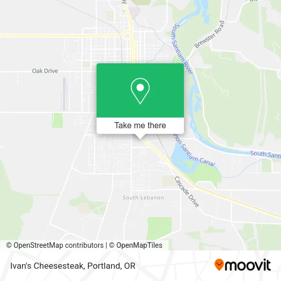Ivan's Cheesesteak map