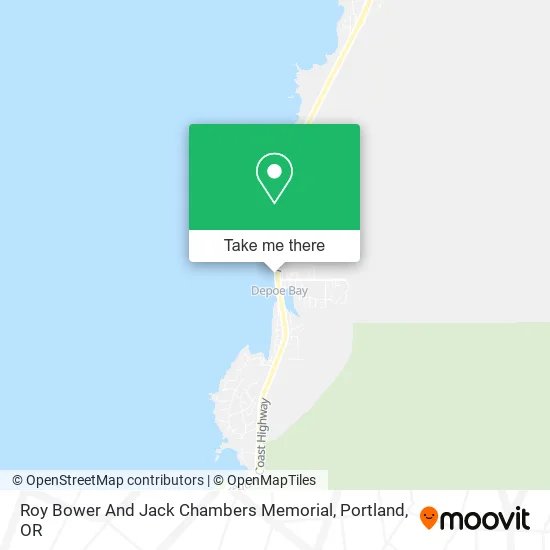 Roy Bower And Jack Chambers Memorial map