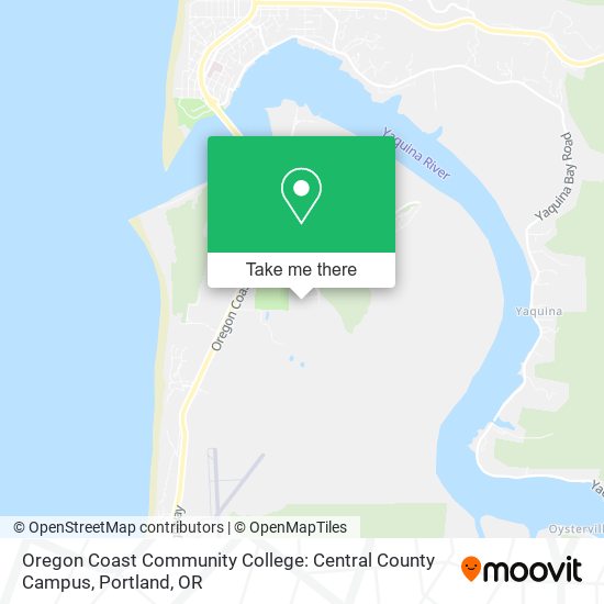 Mapa de Oregon Coast Community College: Central County Campus