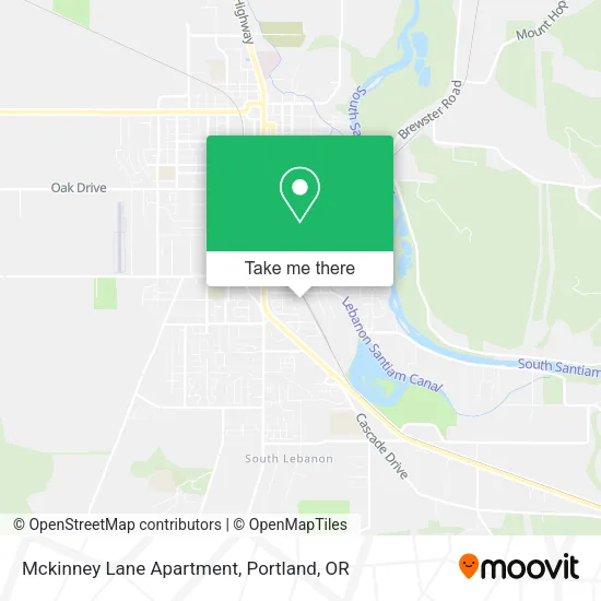 Mapa de Mckinney Lane Apartment