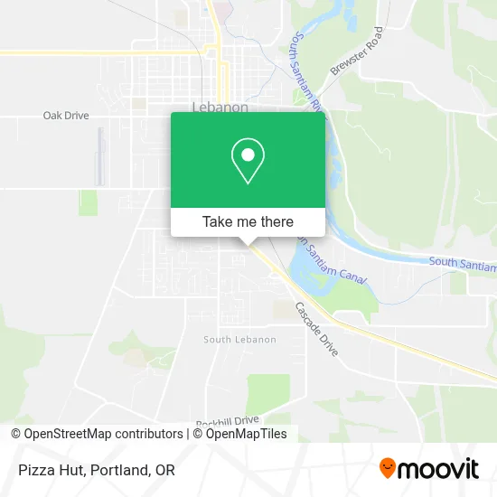 Pizza Hut map