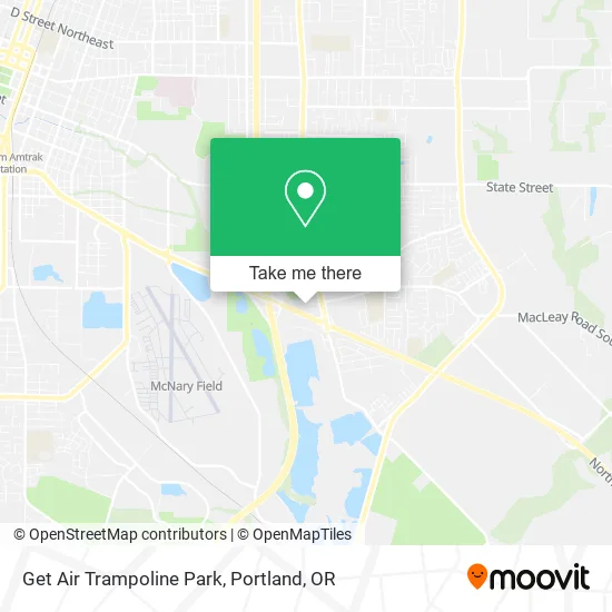Mapa de Get Air Trampoline Park