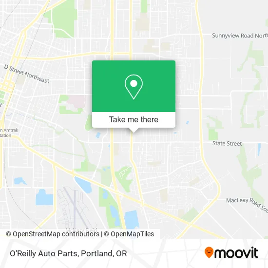 Mapa de O'Reilly Auto Parts