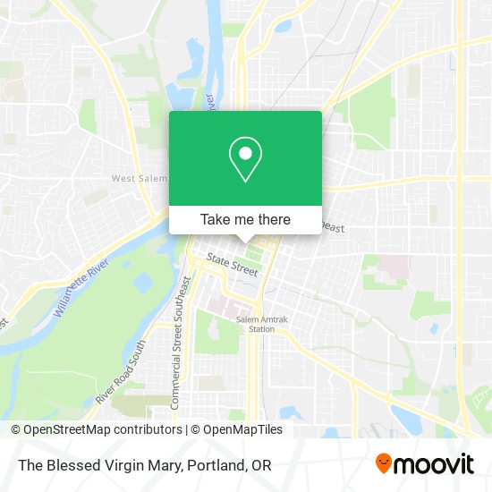 The Blessed Virgin Mary map