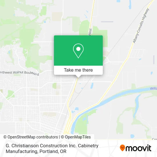 Mapa de G. Christianson Construction Inc. Cabinetry Manufacturing