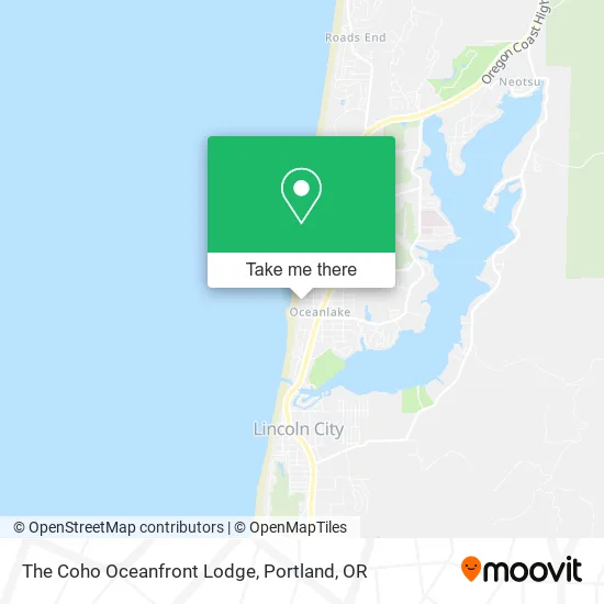 The Coho Oceanfront Lodge map