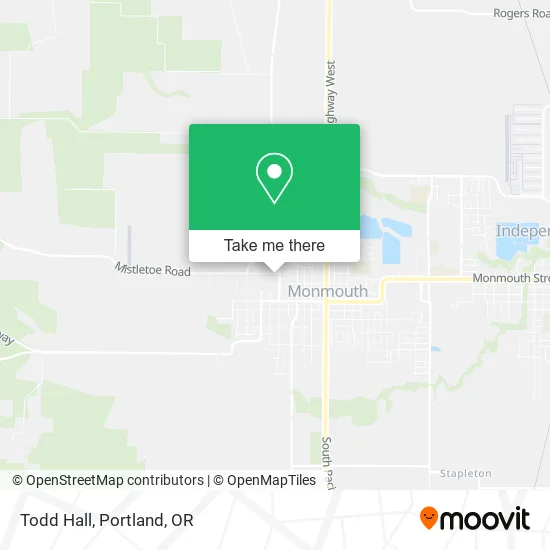 Todd Hall map