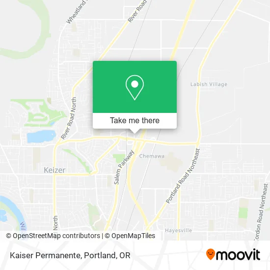 Mapa de Kaiser Permanente