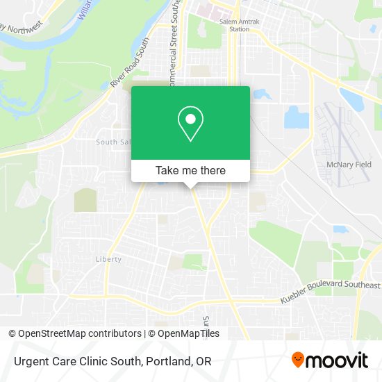 Mapa de Urgent Care Clinic South