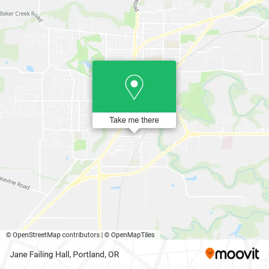 Mapa de Jane Failing Hall