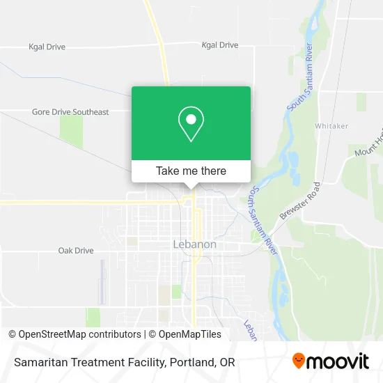Mapa de Samaritan Treatment Facility