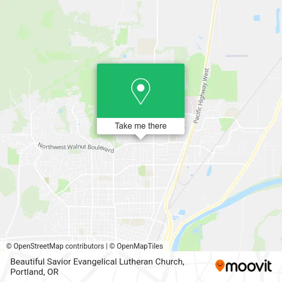 Mapa de Beautiful Savior Evangelical Lutheran Church