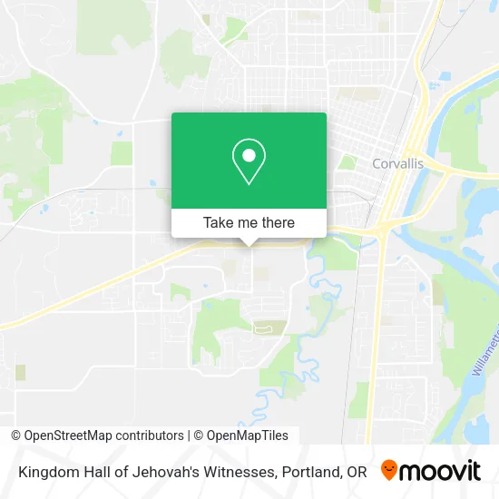 Mapa de Kingdom Hall of Jehovah's Witnesses