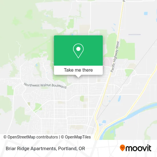 Mapa de Briar Ridge Apartments