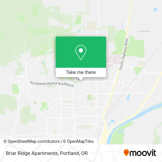 Mapa de Briar Ridge Apartments