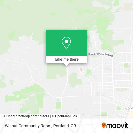 Walnut Community Room map
