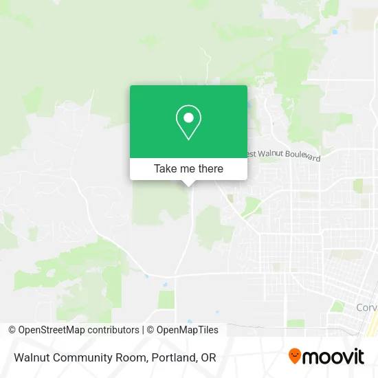 Walnut Community Room map