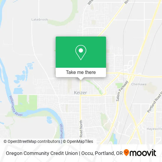 Oregon Community Credit Union | Occu map