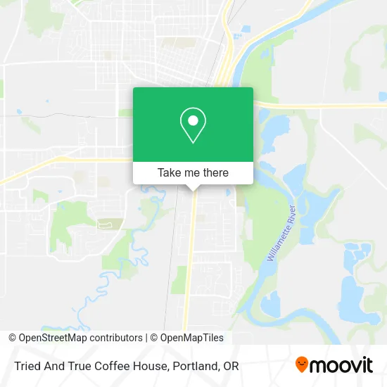 Mapa de Tried And True Coffee House