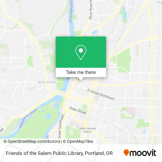 Friends of the Salem Public Library map
