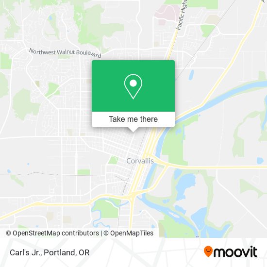Mapa de Carl's Jr.