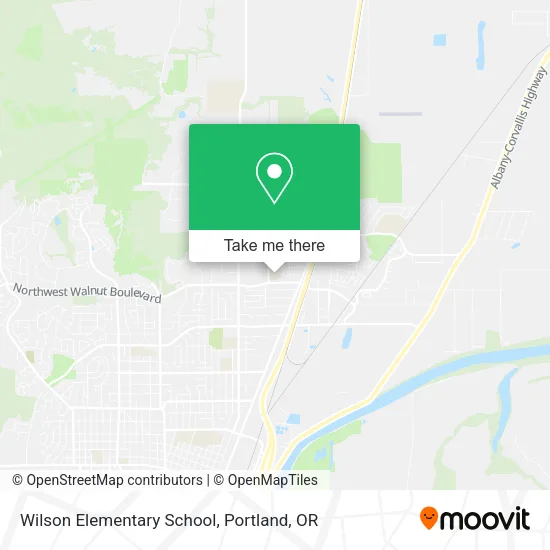 Wilson Elementary School map