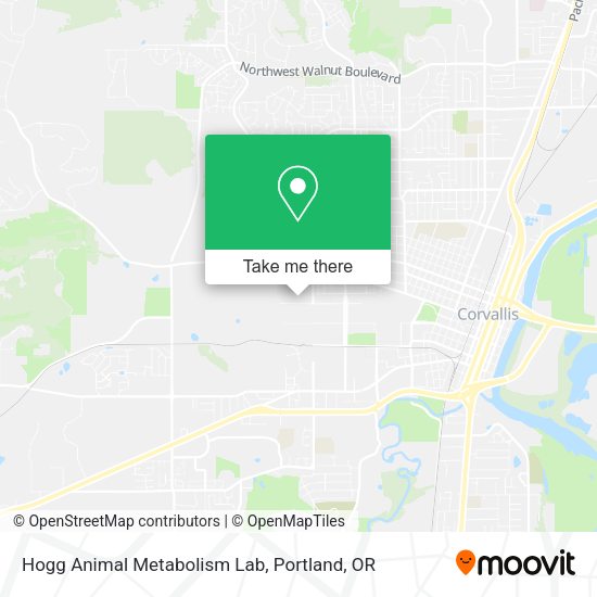Hogg Animal Metabolism Lab map
