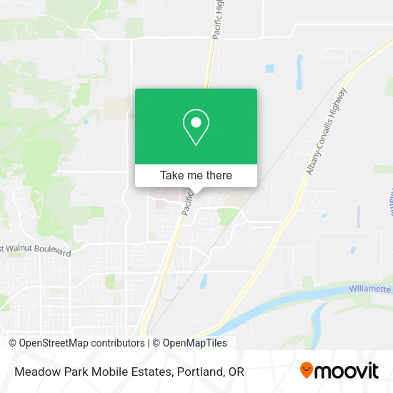 Mapa de Meadow Park Mobile Estates