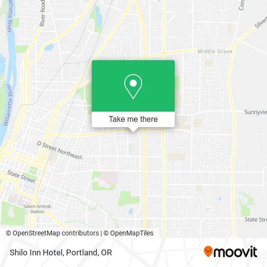 Mapa de Shilo Inn Hotel