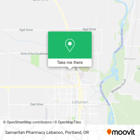 Mapa de Samaritan Pharmacy Lebanon