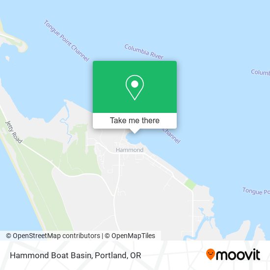 Hammond Boat Basin map