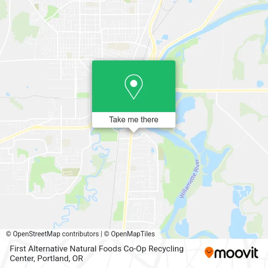 First Alternative Natural Foods Co-Op Recycling Center map