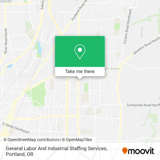 Mapa de General Labor And Industrial Staffing Services