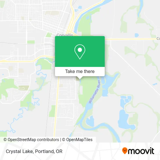 Mapa de Crystal Lake