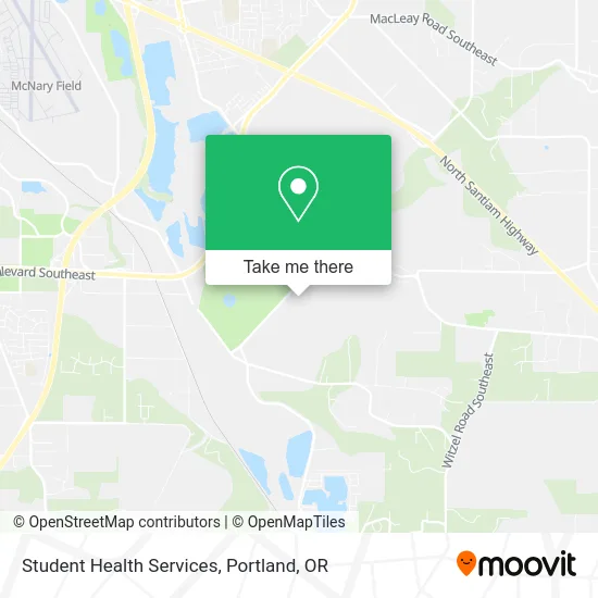 Student Health Services map