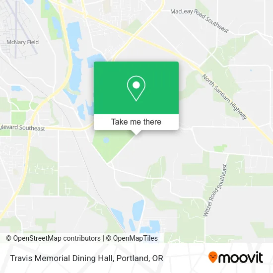 Travis Memorial Dining Hall map