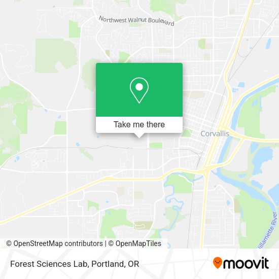 Forest Sciences Lab map